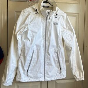 The North Face Bright White Windbreaker